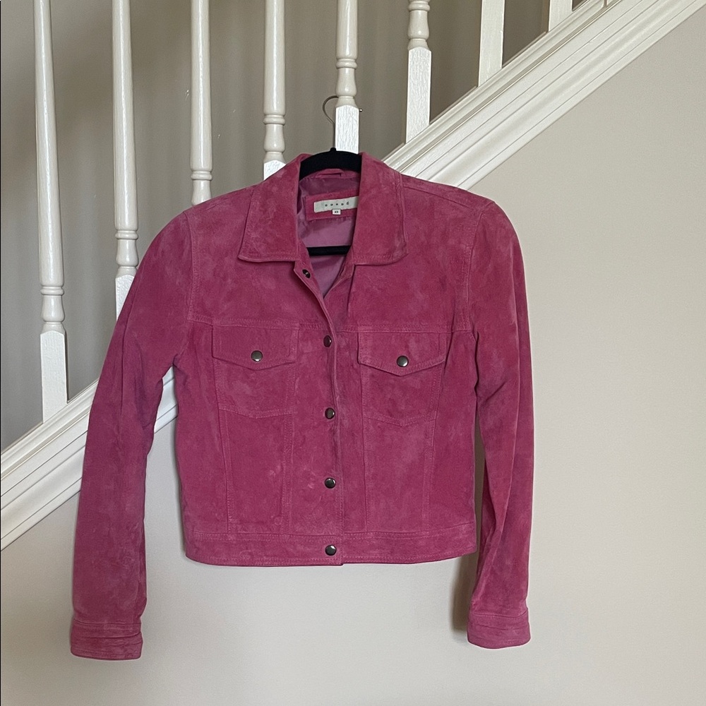 Pink Suede Jacket